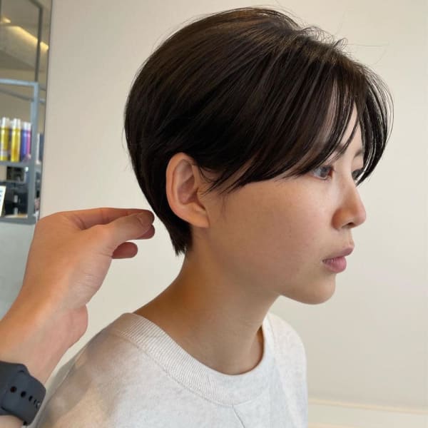【SKY涌波】ハンサムショート センターパート