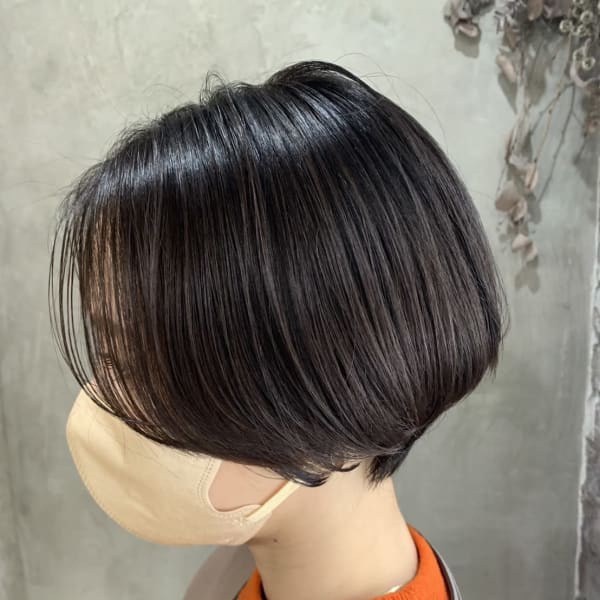 【No.06HWS】ハンサムショート×ラベンダーグレージュ