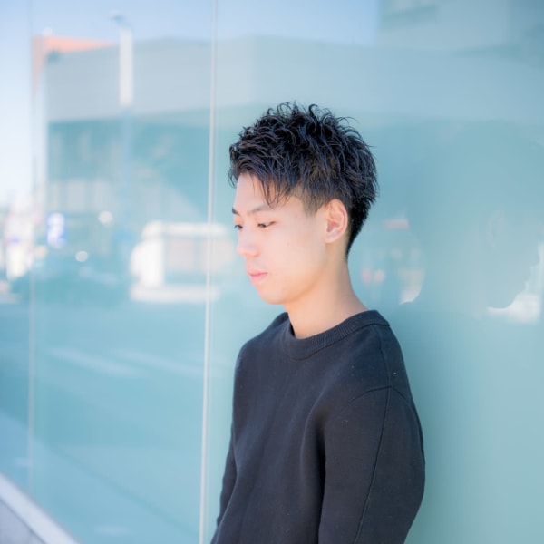 アップバングショート