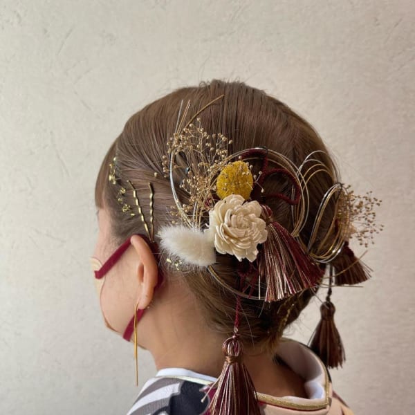 タイトスタイル　金箔アレンジ