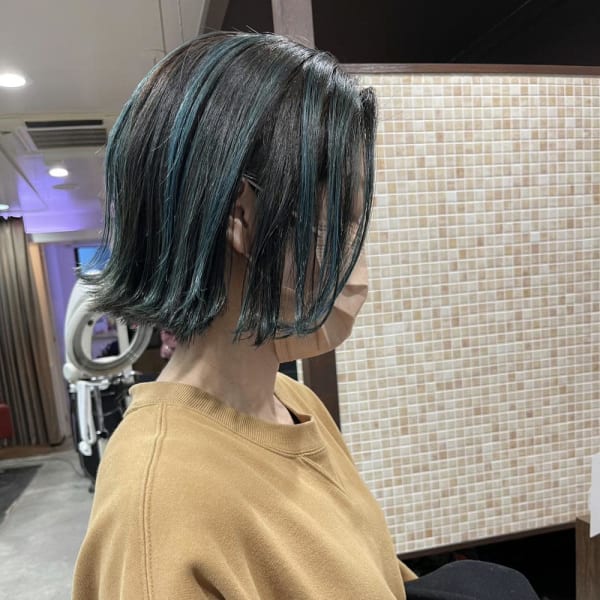 ★エメラルドオリーブのバレイヤージュ★