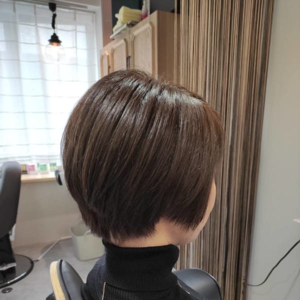 大人可愛いビジネスショート