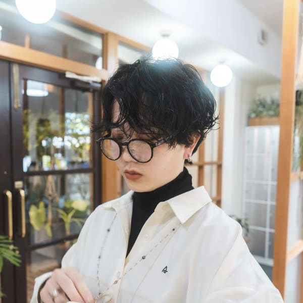 《e's中目黒美容室》大人のラフ感パーマ【Genta】