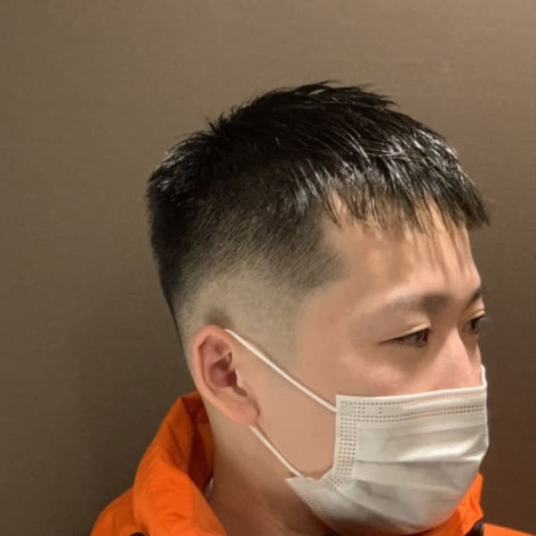 スキンフェードクロップ/六本木/乃木坂/メンズカット