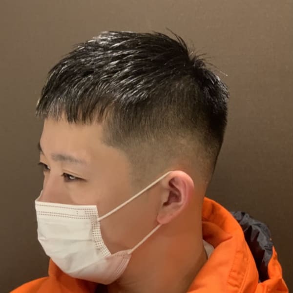 スキンフェードクロップ/六本木/乃木坂/メンズカット