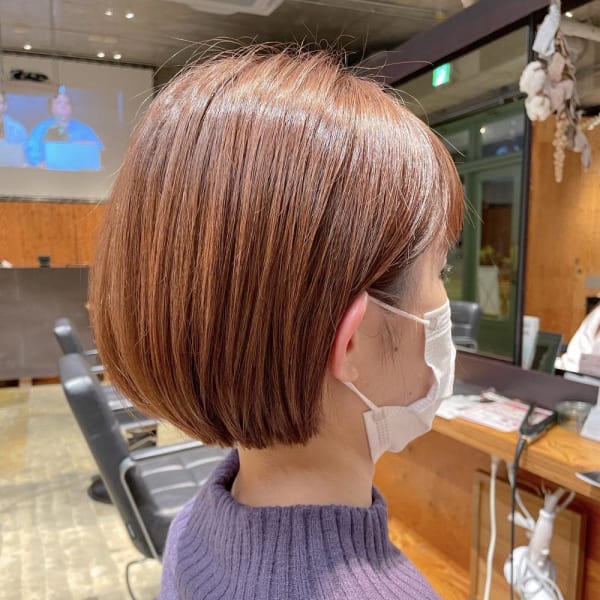 【ぱつっと◎】ミニボブ×イルミナカラー