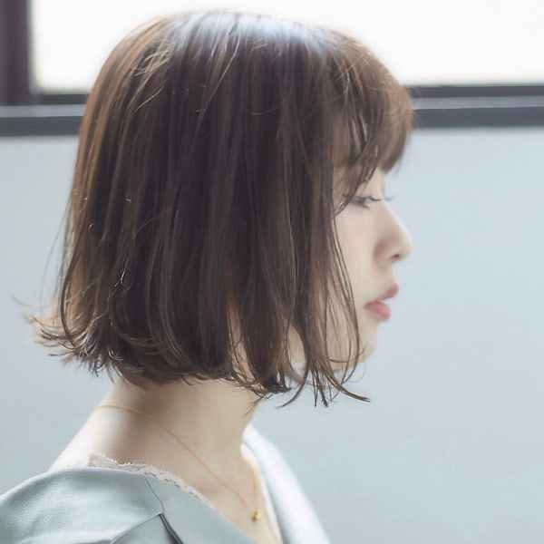 切りっぱなし外はねボブ【orente表参道】