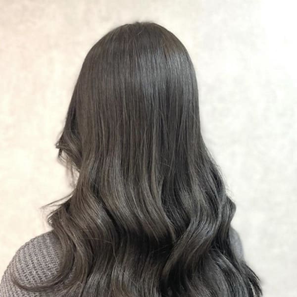 《韓国ヘア》ヨシンモリ×透明感ブルージュカラー