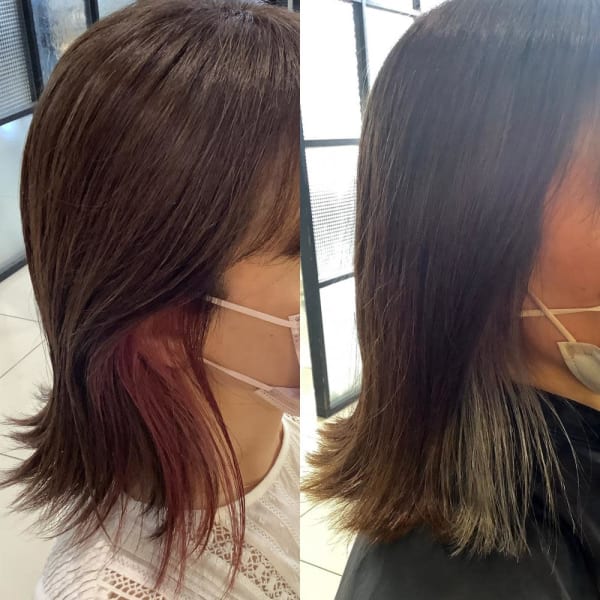 イヤリングカラーでイメージも変わります！