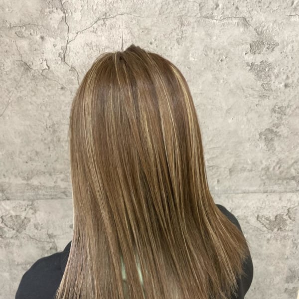 ハイライト グラデーションで更に明るく