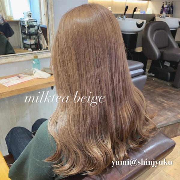 【担当yumi】ミルクティーベージュ