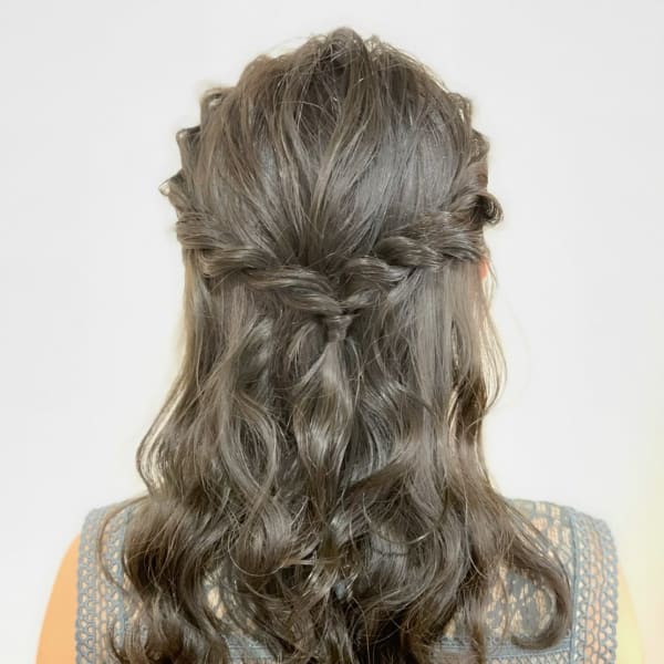 お呼ばれヘア/結婚式ヘアアレンジ