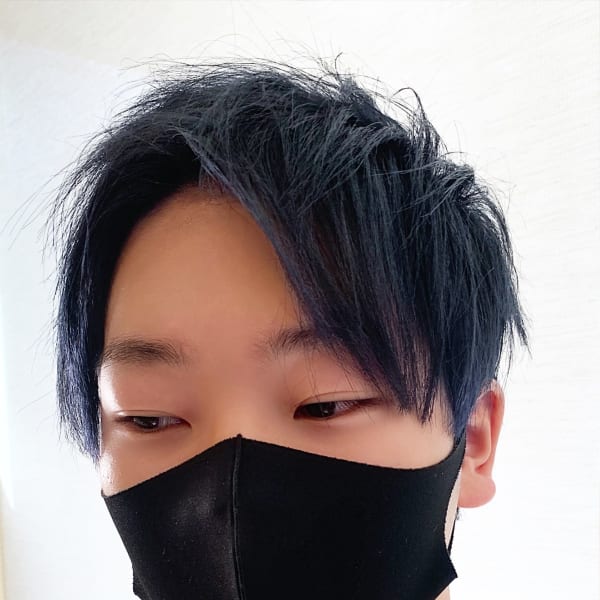 ダブルカラー(ブルーブラック)