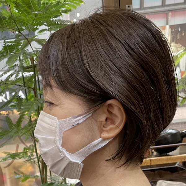 【くびれとまるみのショートボブ】原口健伸