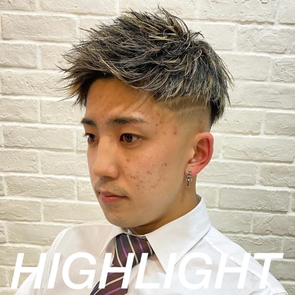 フェードショート×メッシュ