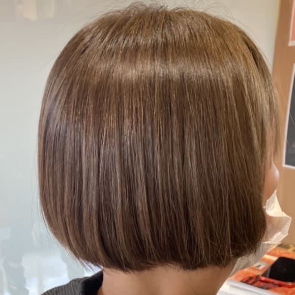 【L by first】キラ髪リタッチ×スモーキーグレージュ