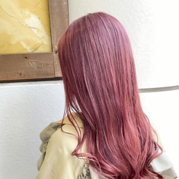 【Reir下北沢】*リバースカール+ラズベリーピンク*