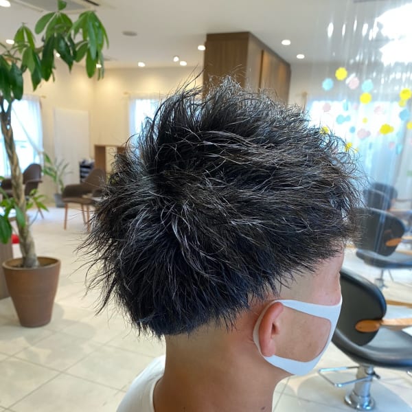 短髪フェードスタイル|ぽ歩゜Be-up Stage1