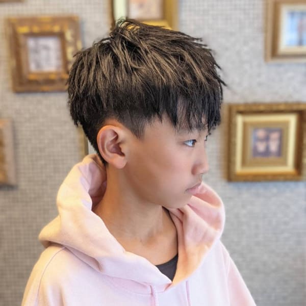 中学生カット