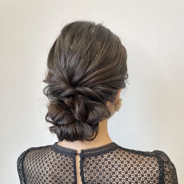 *お客様style* アップシニヨン/ヘアアレンジ