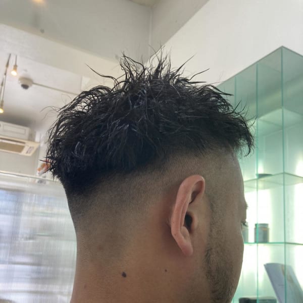 スキンフェード&ツイスト