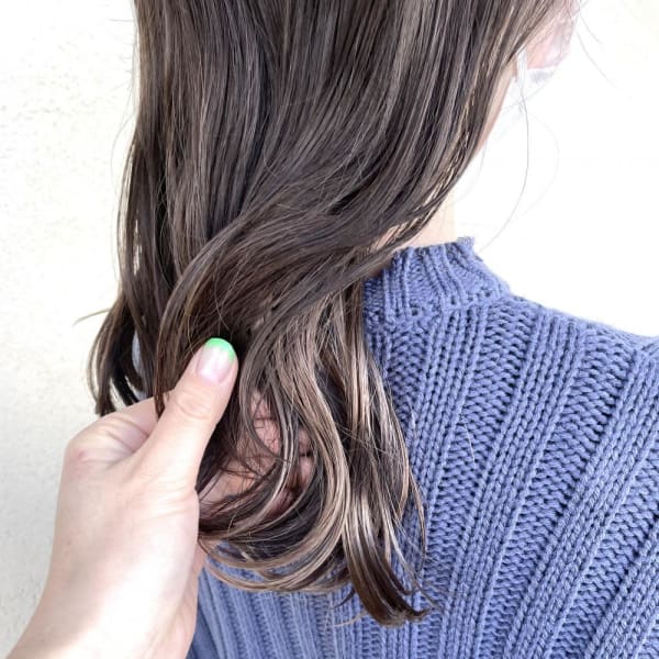 インナーカラー☆くすませベージュ☆