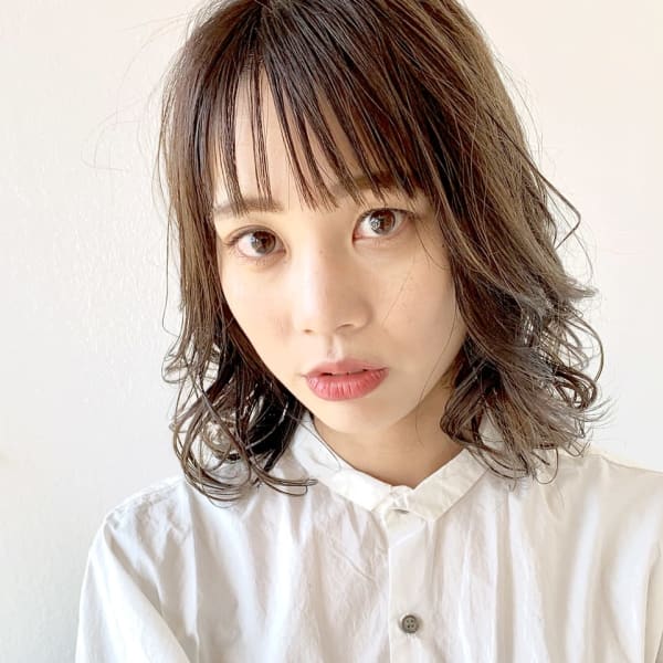 ラテベージュ×ミディアム