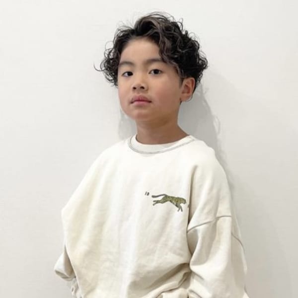 お洒落キッズパーマ