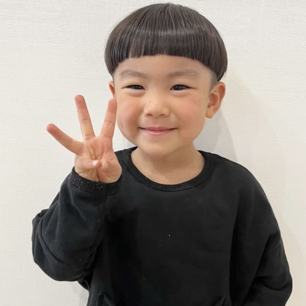 ナチュラルコボちゃんカット