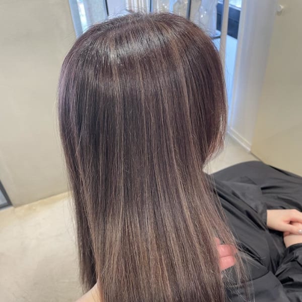 *お客様style* ライラックハイライトカラー