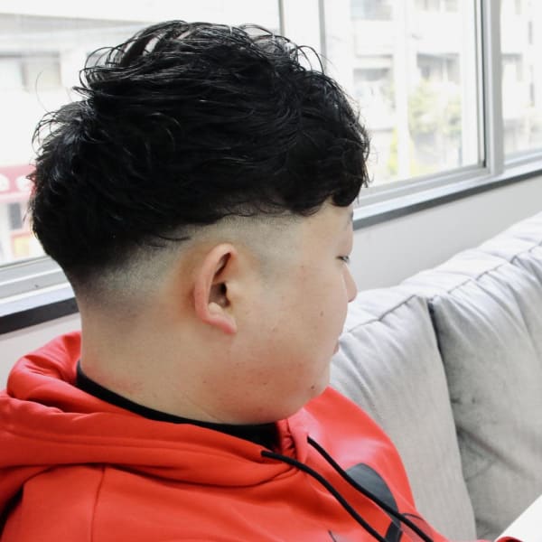 フェード×ショートマッシュ