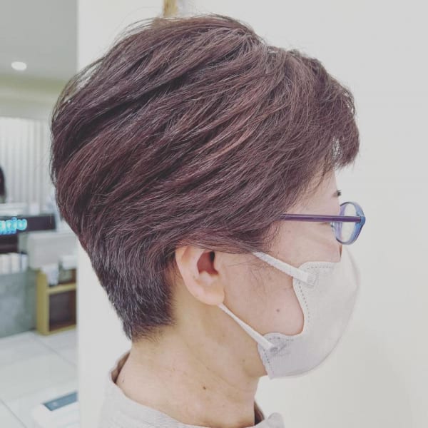 白髪活かしハイライト