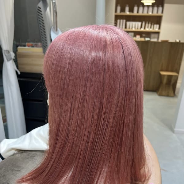 ピンクヘア|トリートヘアデザイン市川店