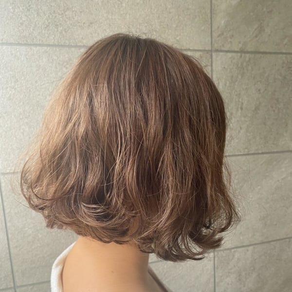 ゆるふわボブ×デジタルパーマ