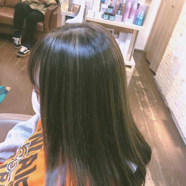 ナチュラルハイライト&艶カラー|Hair Space SAI