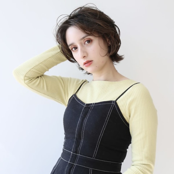 ひし形くびれ美フォルムショート|CLEO hair international 八丁堀店