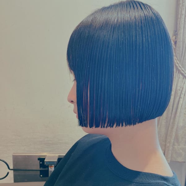 【切りっぱなし】【ストレート】【ボブ】