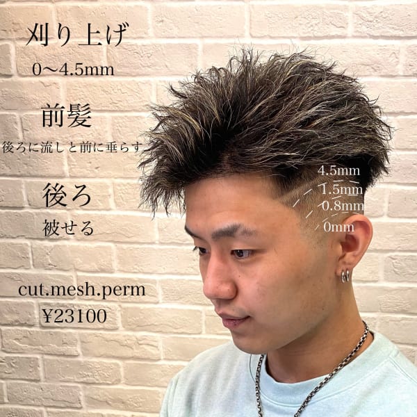 メッシュ×ツイストスパイラル