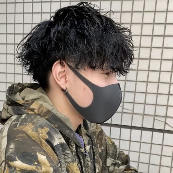 【中鉢】波巻きマッシュ|Garden hair