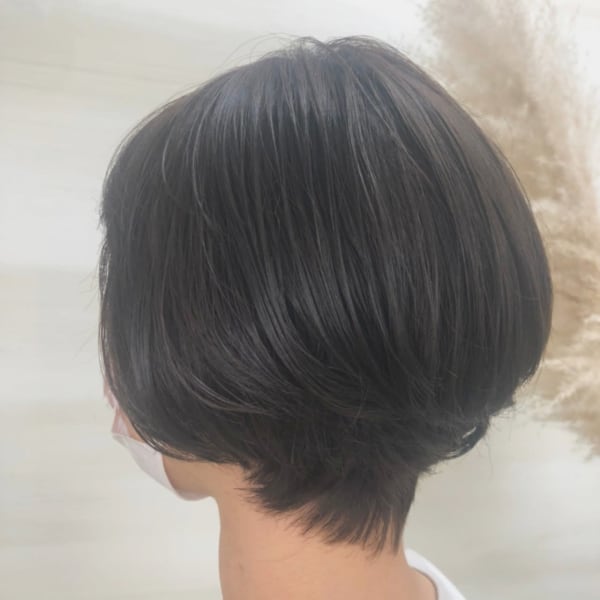 女性らしさを引き出すアレンジ思い通りのショートカット|Birthday 拝島店