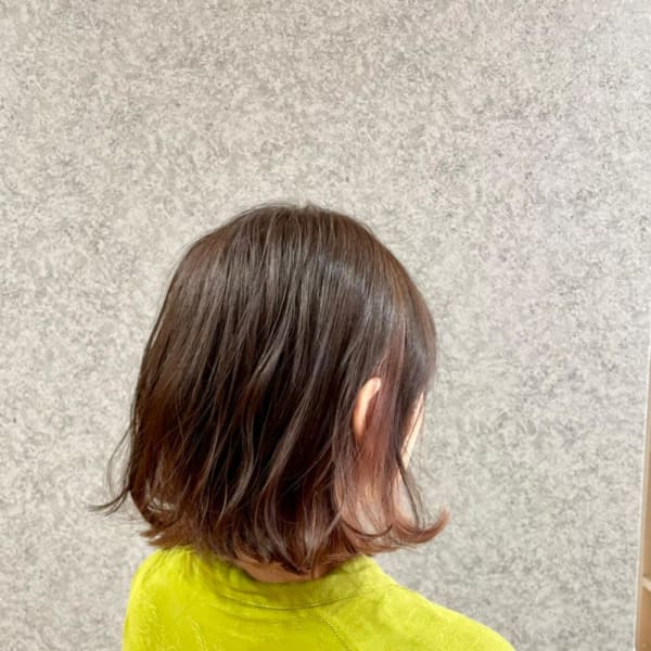 20代30代40代小顔切りっぱなし大人ボブ