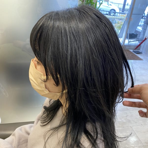 《ミディアム×ハイレイヤーウルフ》オトナお洒落女子に♪