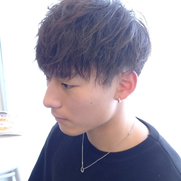 緩めスパイラル×ナチュラルマッシュ