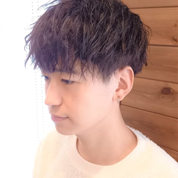 束感♪　ナチュラル×ツイストマッシュパーマ