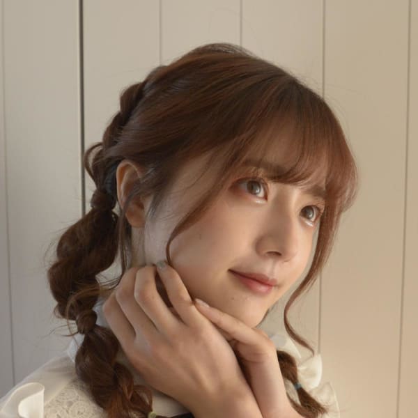 編み込みねじりアレンジ