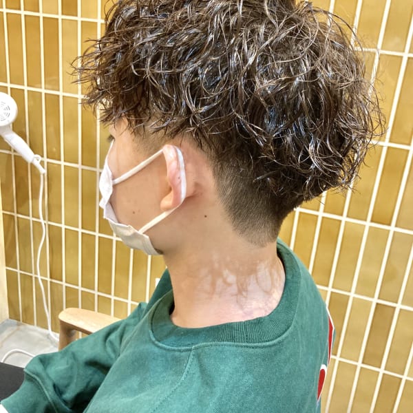 メンズツイストスパイラルパーマ【佐藤和弥】|SOURCE cia