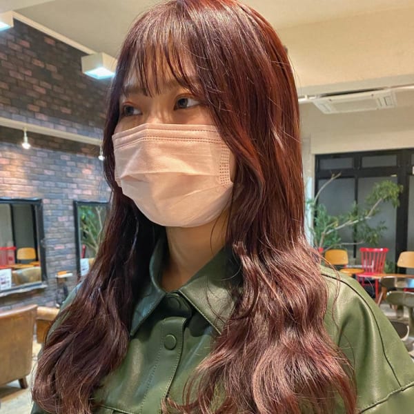 【CHESTER】 エギョモリ ピンクベージュ 波巻き