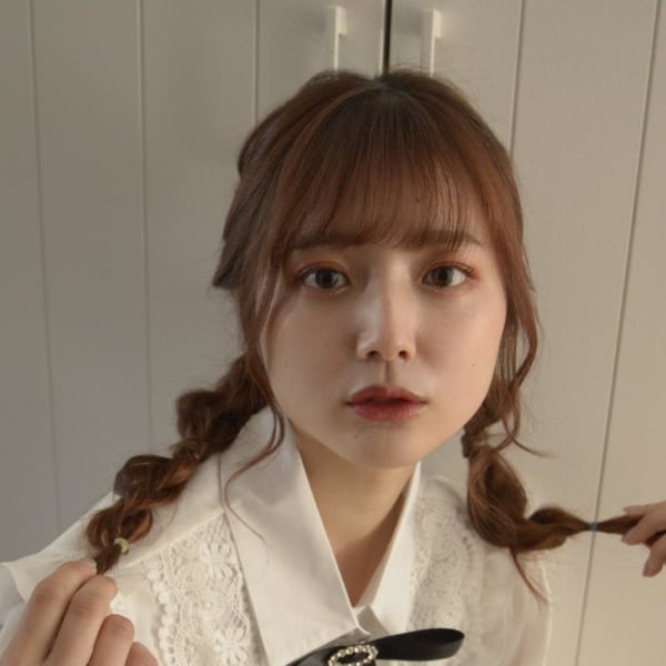 編み込みねじりアレンジ