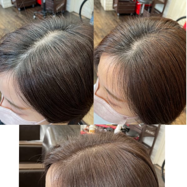 頭皮と髪を育てるカラー