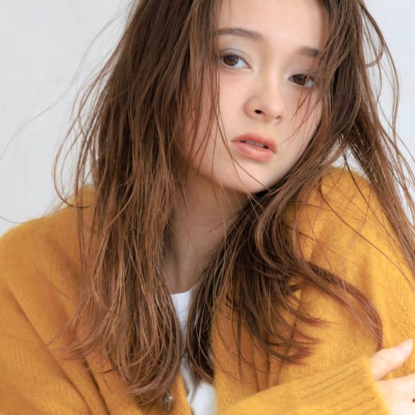 外国人風ナチュラルロング
